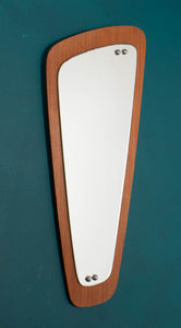 Retro Teak 1960s Mid Century Mirror