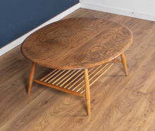 Load image into Gallery viewer, Retro Vintage Solid Elm Ercol Model 454 Supper Table, Coffee Table