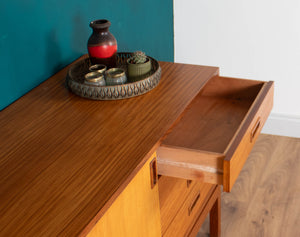 Retro Teak & Ash Mid-century 1960s Sideboard By Remploy