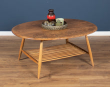 Load image into Gallery viewer, Retro Vintage Solid Elm Ercol Model 454 Supper Table, Coffee Table