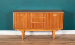 Retro Walnut 1960s Jentique Short Sideboard