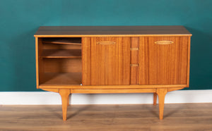 Retro Walnut 1960s Jentique Short Sideboard