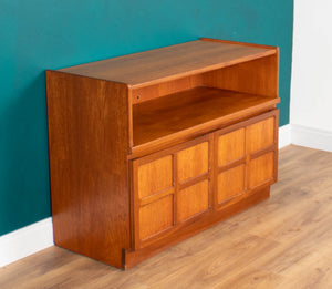 Retro Teak 1960s Nathan Squares Mid Century Sideboard TV Cabinet