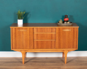 Retro Walnut 1960s Jentique Short Sideboard