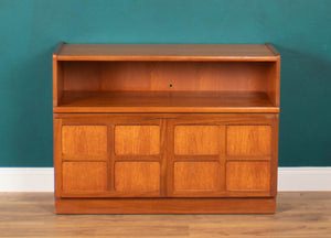 Retro Teak 1960s Nathan Squares Mid Century Sideboard TV Cabinet