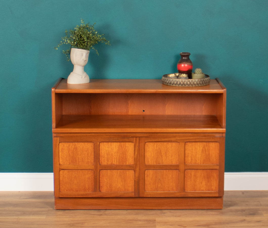 Retro Teak 1960s Nathan Squares Mid Century Sideboard TV Cabinet