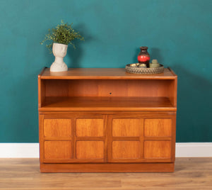 Retro Teak 1960s Nathan Squares Mid Century Sideboard TV Cabinet