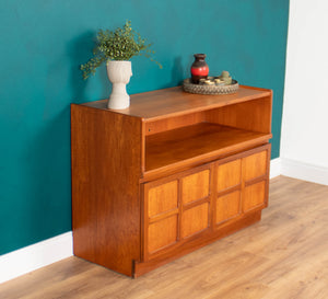 Retro Teak 1960s Nathan Squares Mid Century Sideboard TV Cabinet