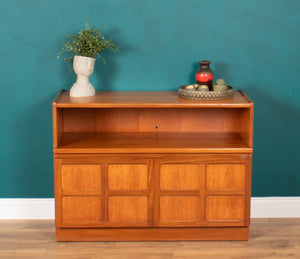 Retro Teak 1960s Nathan Squares Mid Century Sideboard TV Cabinet