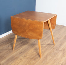 Load image into Gallery viewer, Retro Blonde Ercol Model 383 Dining Table &amp; Four Model 370 Windsor Kitchen Dining Chairs