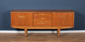 Long 1960s Teak Jentiuqe Mid Century Sideboard