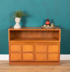 Retro Teak 1960s Nathan Squares Mid Century Sideboard TV Cabinet