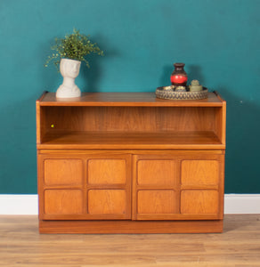 Retro Teak 1960s Nathan Squares Mid Century Sideboard TV Cabinet