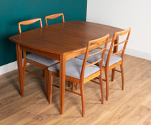 Load image into Gallery viewer, Retro Teak 1960s Vanson Dining Table &amp; 4 Chairs