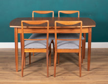 Load image into Gallery viewer, Retro Teak 1960s Vanson Dining Table &amp; 4 Chairs