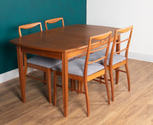 Load image into Gallery viewer, Retro Teak 1960s Vanson Dining Table &amp; 4 Chairs