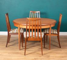 Load image into Gallery viewer, Retro Teak GPlan 1960s Fresco Dining Table &amp; 4 Four Chairs By Victor Wilkins