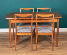 Load image into Gallery viewer, Retro Teak 1960s Vanson Dining Table &amp; 4 Chairs