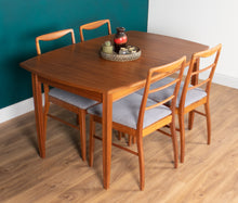 Load image into Gallery viewer, Retro Teak 1960s Vanson Dining Table &amp; 4 Chairs