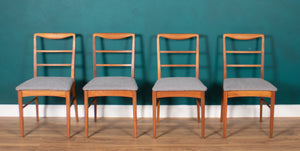 Retro Teak 1960s Vanson Dining Table & 4 Chairs