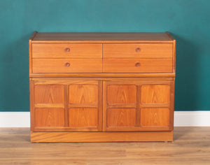 Retro Teak 1960s Nathan Squares Sideboard