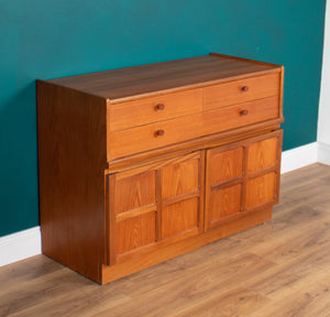 Retro Teak 1960s Nathan Squares Sideboard