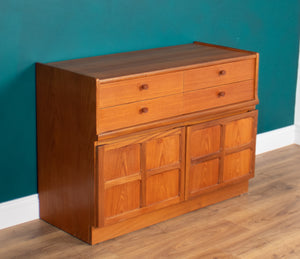 Retro Teak 1960s Nathan Squares Sideboard