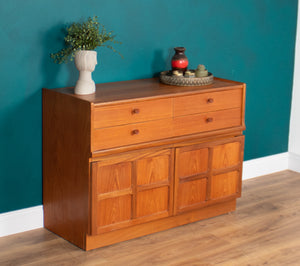 Retro Teak 1960s Nathan Squares Sideboard