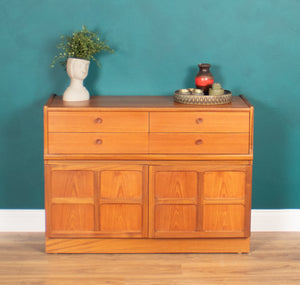 Retro Teak 1960s Nathan Squares Sideboard