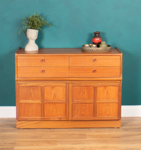 Retro Teak 1960s Nathan Squares Sideboard