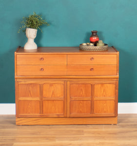 Retro Teak 1960s Nathan Squares Sideboard