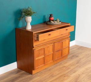 Retro Teak 1960s Nathan Squares Sideboard