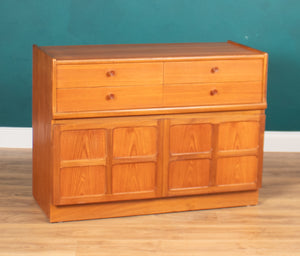 Retro Teak 1960s Nathan Squares Sideboard