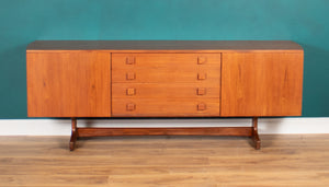 Vintage Teak Vanson Sideboard, British 1970s By Peter Haywood