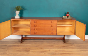 Vintage Teak Vanson Sideboard, British 1970s By Peter Haywood