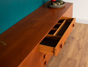 Vintage Teak Vanson Sideboard, British 1970s By Peter Haywood