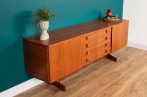 Vintage Teak Vanson Sideboard, British 1970s By Peter Haywood