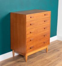 Load image into Gallery viewer, Retro Teak 1960s William &amp; Lawrence Mid Century Chest Of Drawers