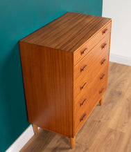 Load image into Gallery viewer, Retro Teak 1960s William &amp; Lawrence Mid Century Chest Of Drawers