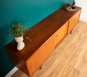 Retro Teak Danish 1960s Long Mid Century Sideboard By Clausen & Søn Denmark