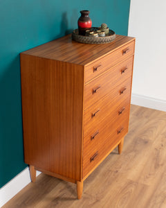 Retro Teak 1960s William & Lawrence Mid Century Chest Of Drawers