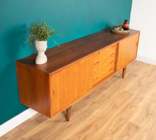 Load image into Gallery viewer, Retro Teak Danish 1960s Long Mid Century Sideboard By Clausen &amp; Søn Denmark