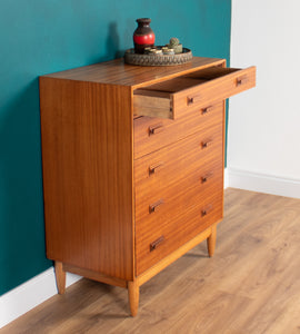 Retro Teak 1960s William & Lawrence Mid Century Chest Of Drawers