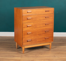 Load image into Gallery viewer, Retro Teak 1960s William &amp; Lawrence Mid Century Chest Of Drawers