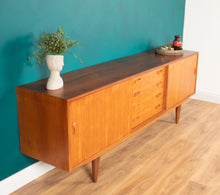 Load image into Gallery viewer, Retro Teak Danish 1960s Long Mid Century Sideboard By Clausen &amp; Søn Denmark