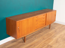 Load image into Gallery viewer, Retro Teak Danish 1960s Long Mid Century Sideboard By Clausen &amp; Søn Denmark