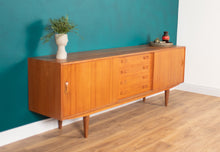 Load image into Gallery viewer, Retro Teak Danish 1960s Long Mid Century Sideboard By Clausen &amp; Søn Denmark