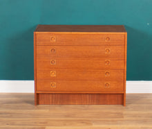 Load image into Gallery viewer, Retro Teak 1960s Danish Chest Of Drawers