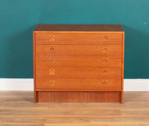 Retro Teak 1960s Danish Chest Of Drawers