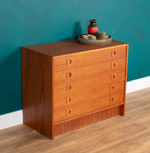 Retro Teak 1960s Danish Chest Of Drawers